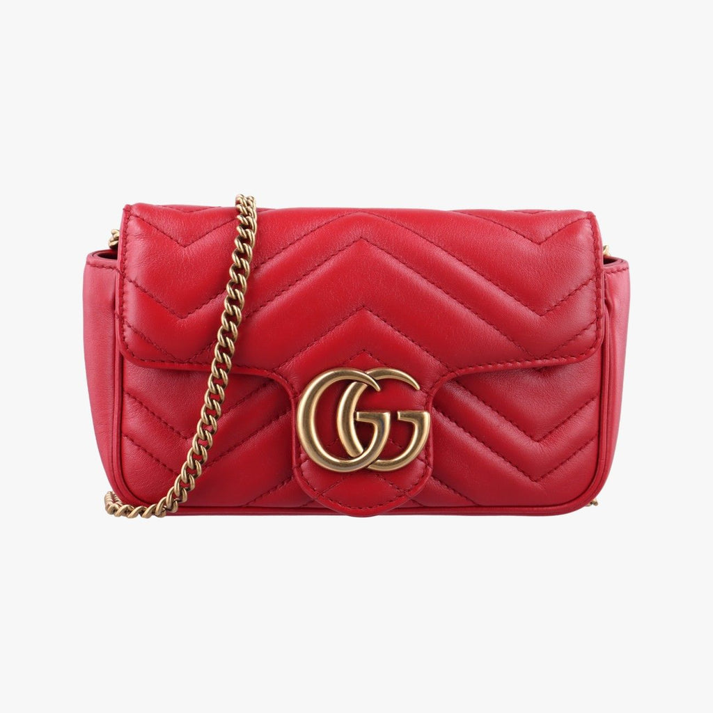 Gucci GG Marmont Red Leather