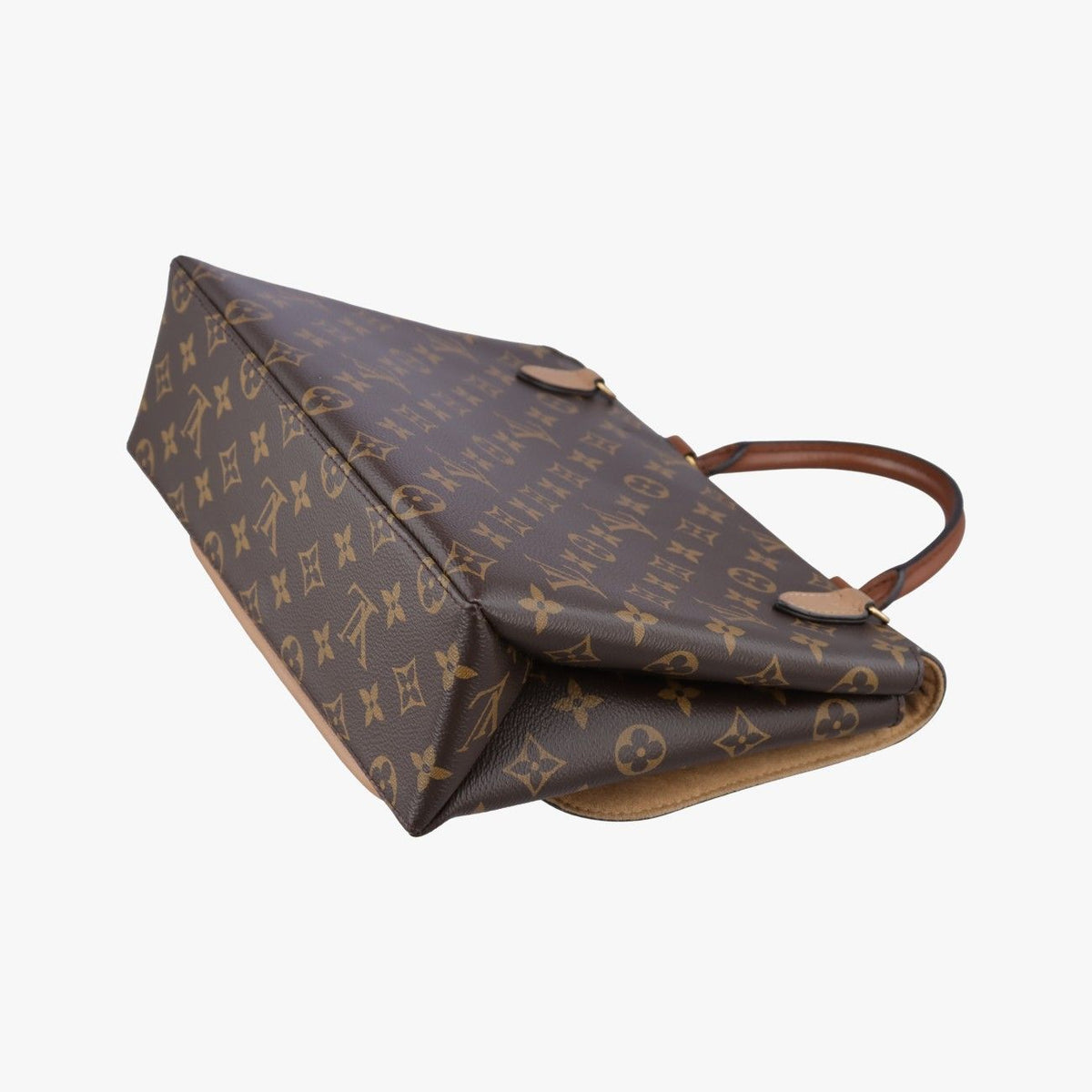 Louis Vuitton Marignan Monogram Brown Sesame Canvas Calfskin — view 6