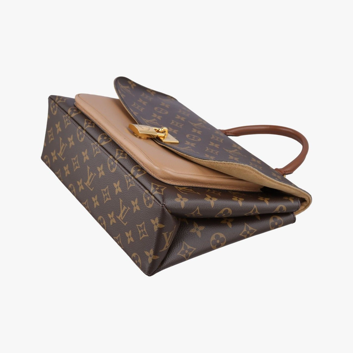 Louis Vuitton Marignan Monogram Brown Sesame Canvas Calfskin — view 4