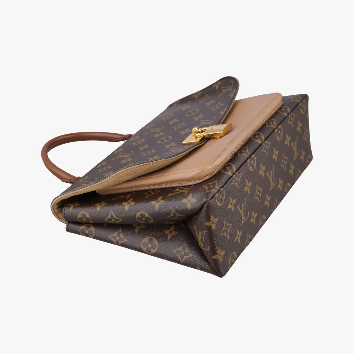 Louis Vuitton Marignan Monogram Brown Sesame Canvas Calfskin — view 5