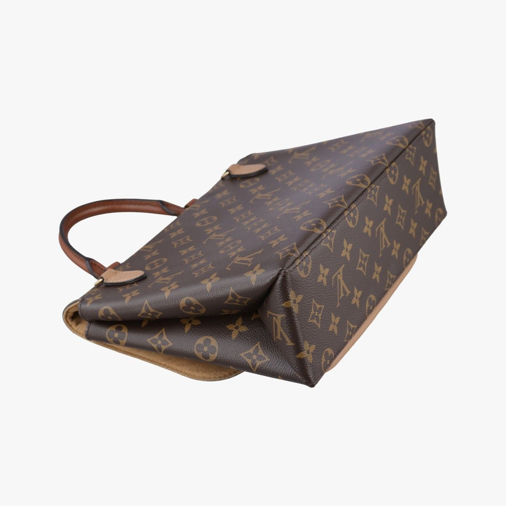 Louis Vuitton Marignan Monogram Brown Sesame Canvas Calfskin — view 7