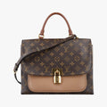 Louis Vuitton Marignan Monogram Brown Sesame Canvas Calfskin