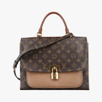 Louis Vuitton Marignan Monogram Brown Sesame Canvas Calfskin