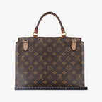 Louis Vuitton Marignan Monogram Brown Sesame Canvas Calfskin — view 2