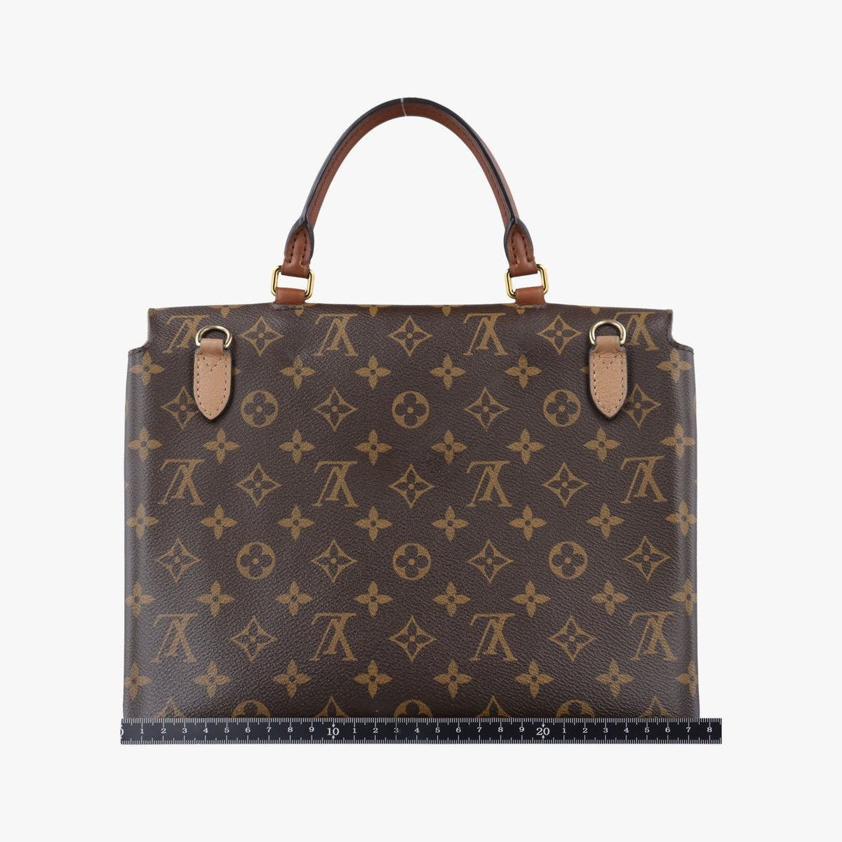 Louis Vuitton Marignan Monogram Brown Sesame Canvas Calfskin — view 2