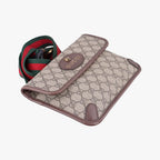 Gucci Neo Vintage GG Supreme Beige Brown Leather Handbag — view 5