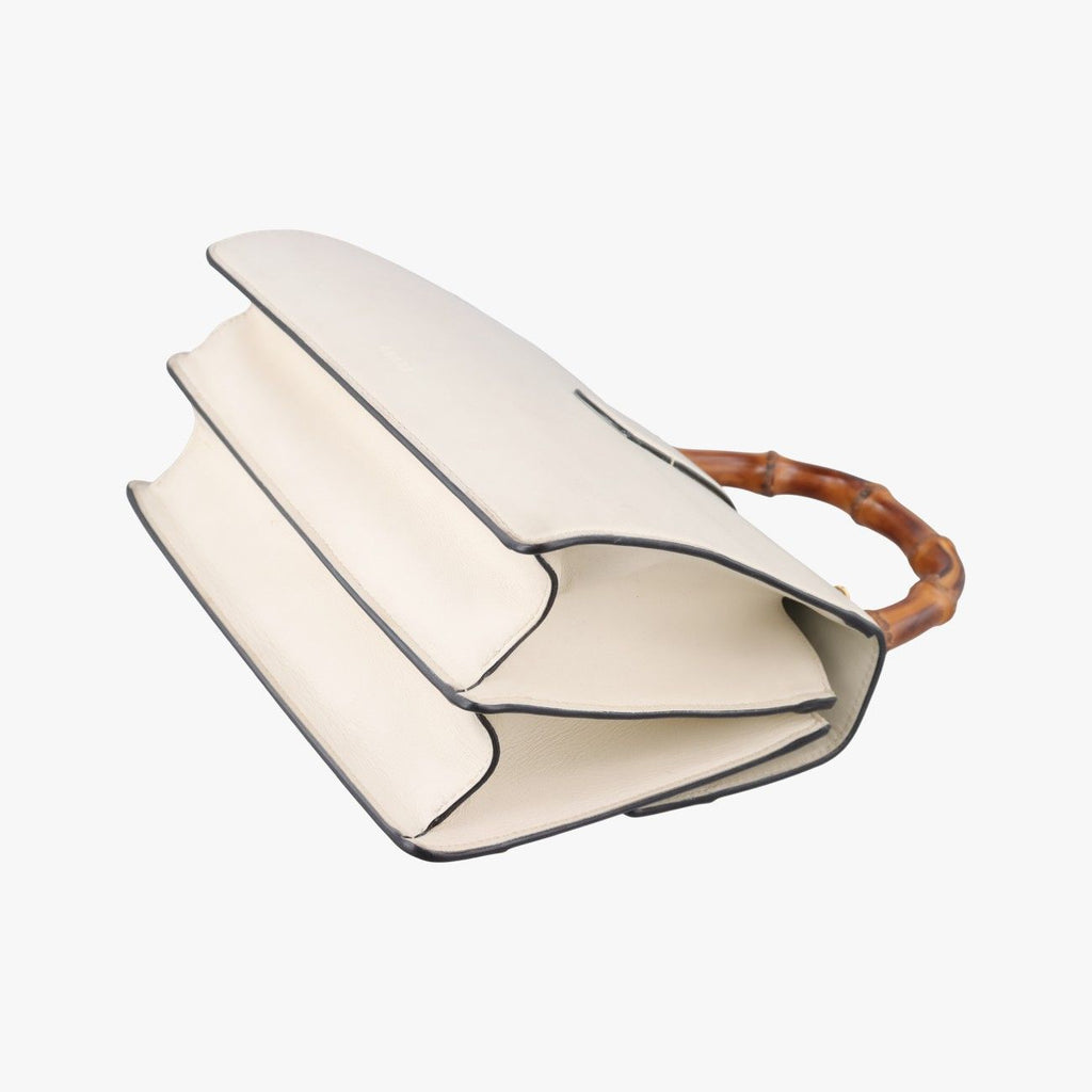 Gucci Dionysus Bamboo White Navy Red Leather Shoulder Bag — view 6
