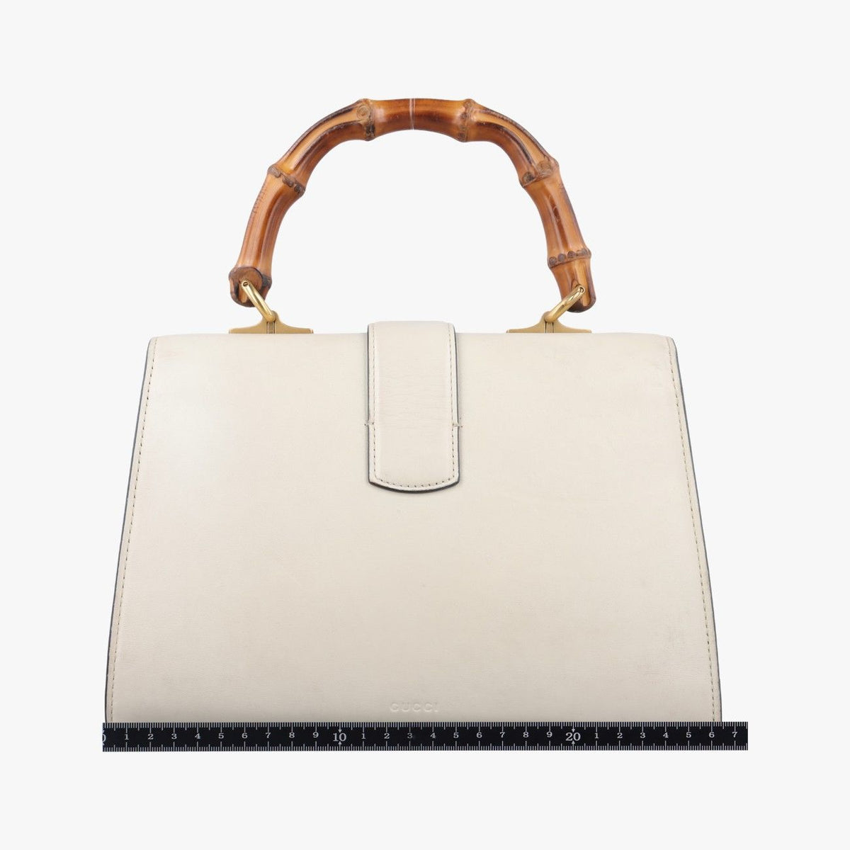 Gucci Dionysus Bamboo White Navy Red Leather Shoulder Bag — view 2