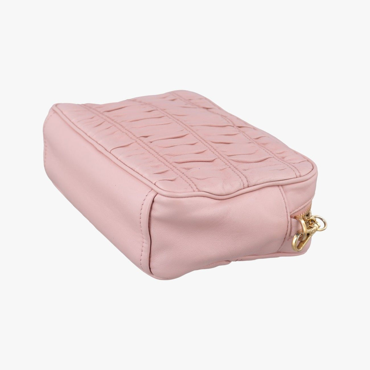 Prada Gathered Pink Lambskin — view 6