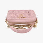 Prada Gathered Pink Lambskin — view 8