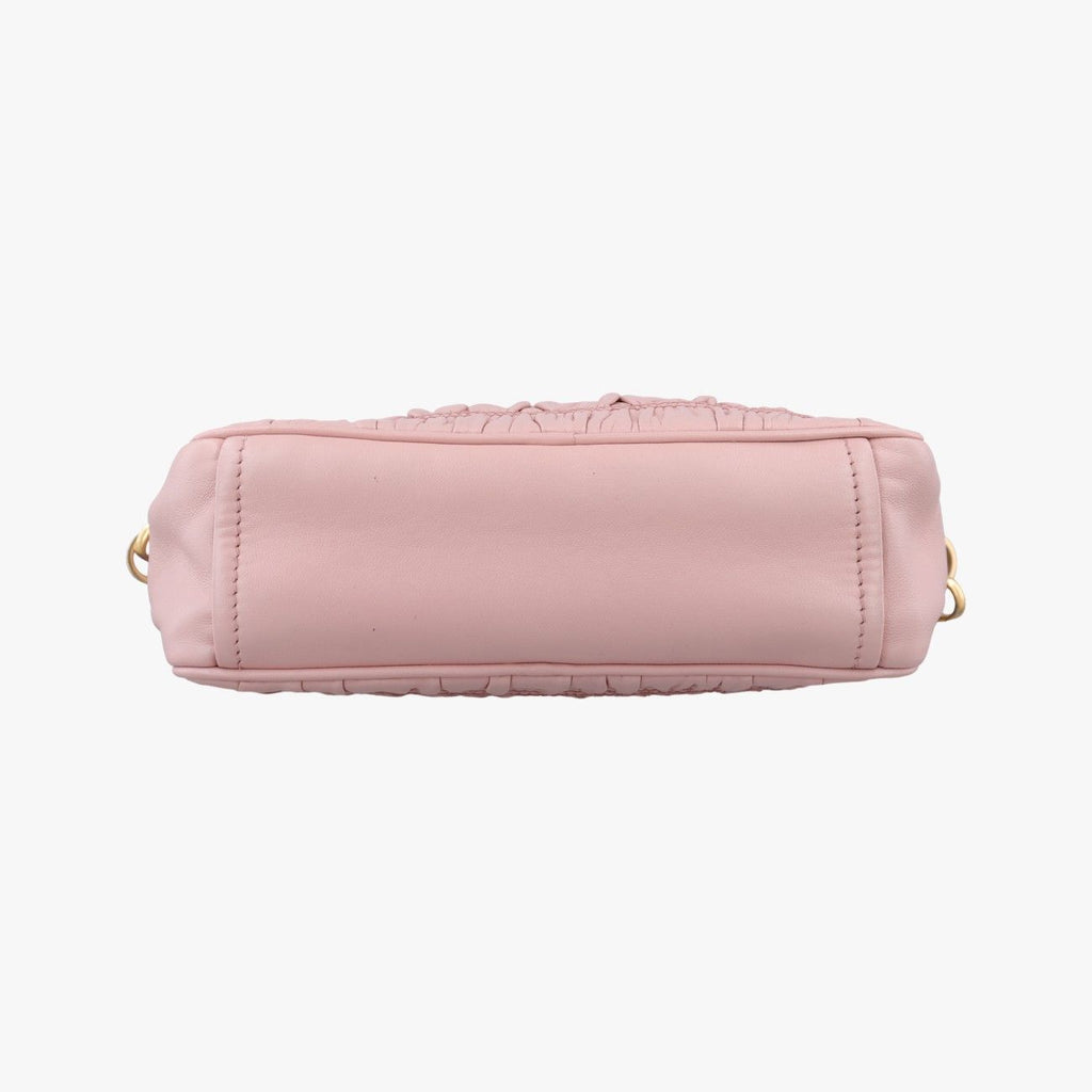 Prada Gathered Pink Lambskin — view 3