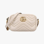 Gucci GG Marmont White Leather