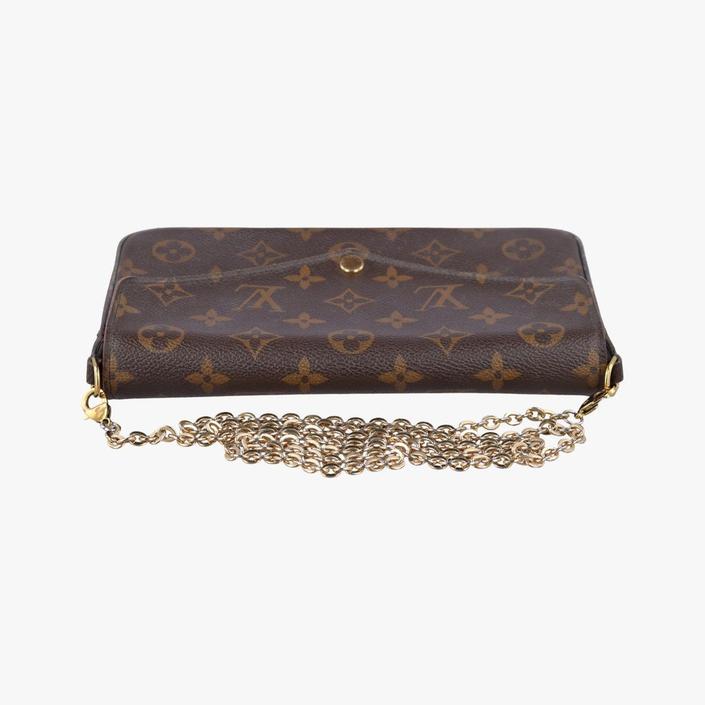 Louis Vuitton Pochette Felicie Monogram Brown Canvas — view 8