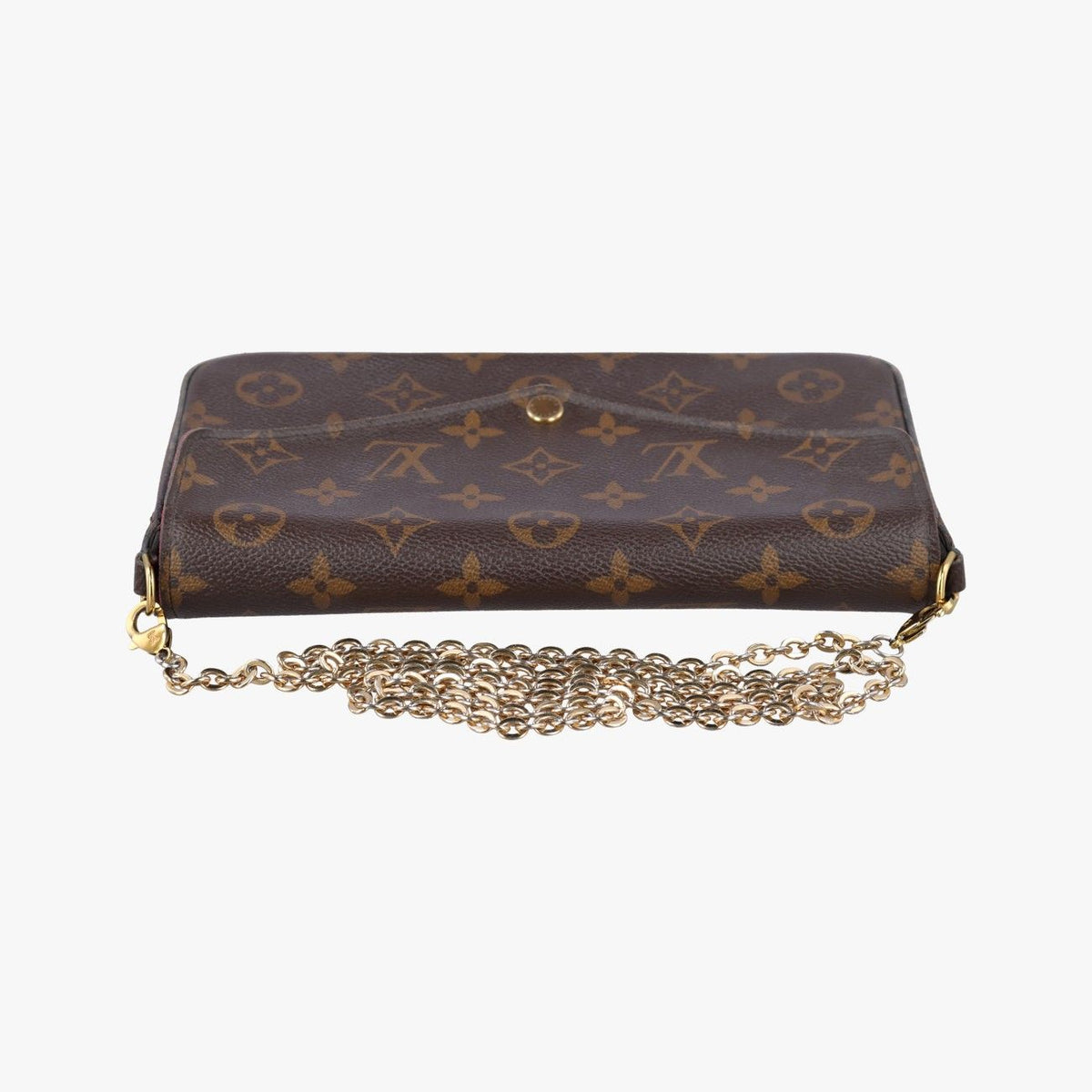 Louis Vuitton Pochette Felicie Monogram Brown Canvas — view 8