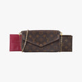 Louis Vuitton Pochette Felicie Monogram Brown Canvas