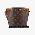 Louis Vuitton Nano Noe Monogram Brown Canvas Bucket Bag — view 2