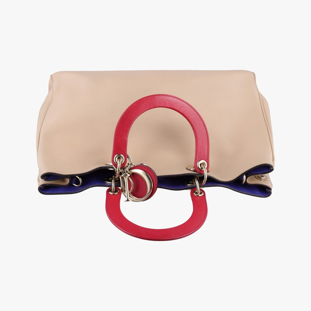Dior Diorissimo Beige Red Leather — view 8