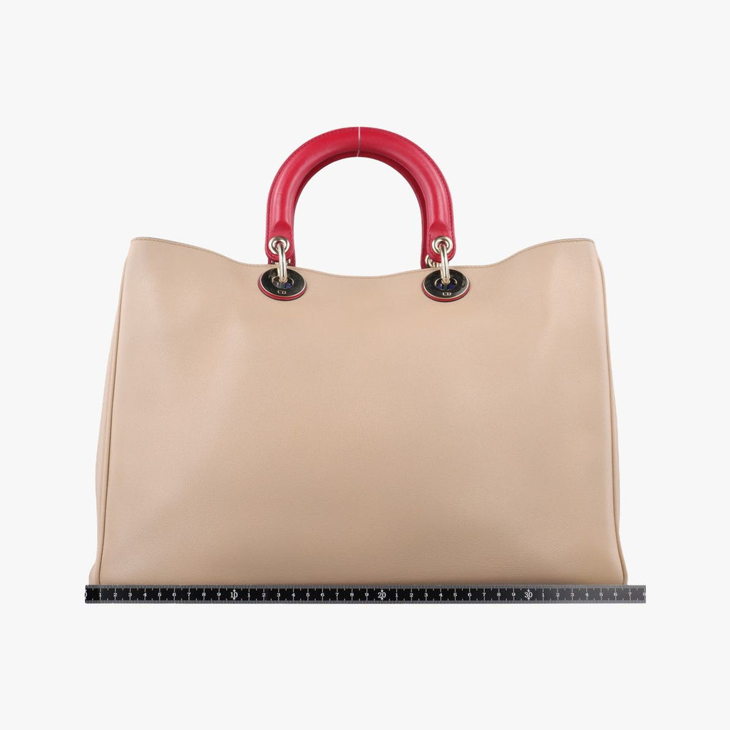 Dior Diorissimo Beige Red Leather — view 2