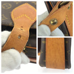 Louis Vuitton Monogram Cartouchiere GM Brown Gold Leather Shoulder Bag — view 5