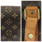 Louis Vuitton Monogram Cartouchiere GM Brown Gold Leather Shoulder Bag — view 6