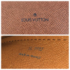 Louis Vuitton Monogram Cartouchiere GM Brown Gold Leather Shoulder Bag — view 4