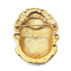 Chanel Scarab Brooch Gold — view 2