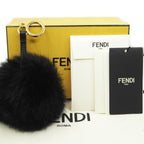 Fendi Pom Charm Black Gold Bag Strap — view 8