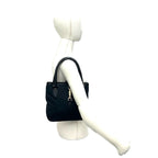 Gucci Jackie GG Pattern Canvas Leather Tote Shoulder Bag Black — view 2