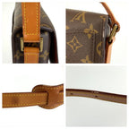 Louis Vuitton Monogram Saint-cloud Brown Gold Shoulder Bag Pochette — view 7