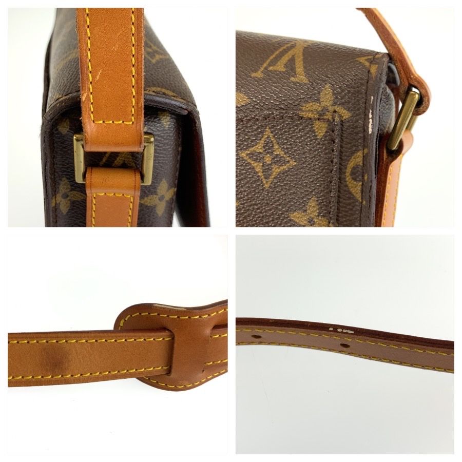 Louis Vuitton Monogram Saint-cloud Brown Gold Shoulder Bag Pochette — view 7