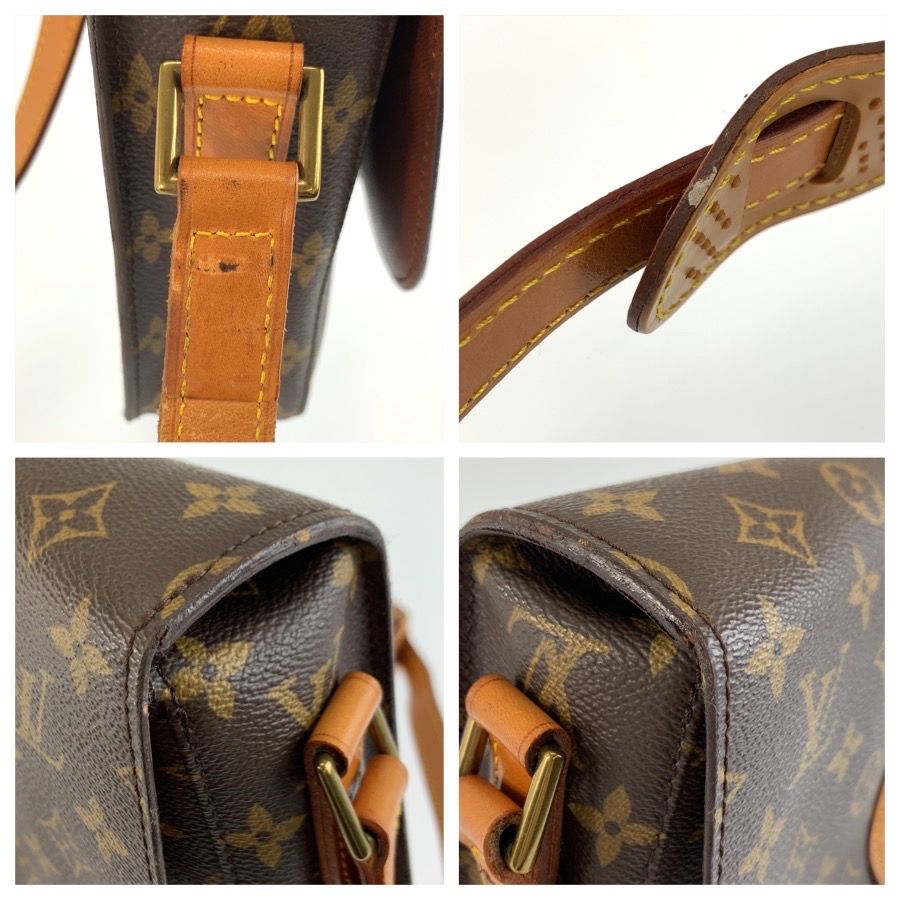 Louis Vuitton Monogram Saint-cloud Brown Gold Shoulder Bag Pochette — view 6
