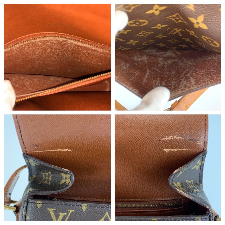 Louis Vuitton Monogram Saint-cloud Brown Gold Shoulder Bag Pochette — view 5