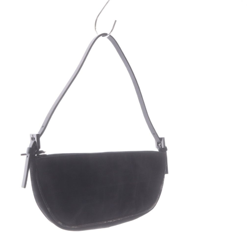 Fendi Pouch Handbag One Handle Zucca Canvas Black — view 6