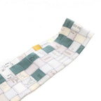 Hermes Bolduc Au Carre Check Twilly Silk Scarf All Over Print Multicolor — view 7