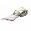 Hermes Bolduc Au Carre Check Twilly Silk Scarf All Over Print Multicolor