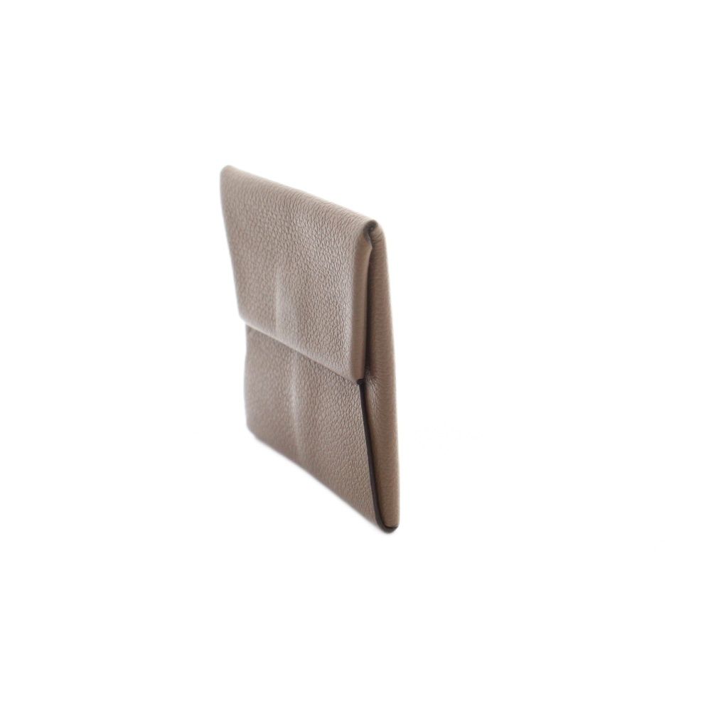 Hermes Bastia Coin Purse Leather Brown — view 3
