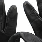 Hermes Soya Kelly Leather Gloves 6.5 Black — view 4