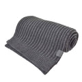 Loewe Scarf Anagram Logo Patch Wool Gray