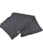 Loewe Scarf Anagram Logo Patch Wool Gray — view 2