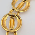 Chanel Quilted Gold Chain Long Necklace Choker First Era Vintage — view 7