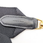 Celine Shoulder Strap Jacquard Logo Leather Canvas Black Gold Not Adjustable — view 6