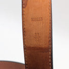 Louis Vuitton Ceinture Initial Epi Noir Belt Logo Black Silver — view 8