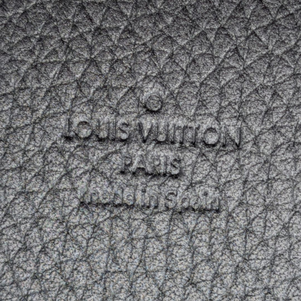 Louis Vuitton Taurillon Clemence Leather Black Gray Shoulder Strap Silver — view 8