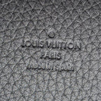 Louis Vuitton Taurillon Clemence Leather Black Gray Shoulder Strap Silver — view 8
