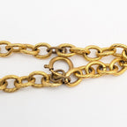 Chanel CC Logo Pagoda Temple Gold Rhinestone Double Chain Necklace First — view 6