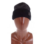 Louis Vuitton Beanie Neopte Damier Knit Cap Wool Black Hat