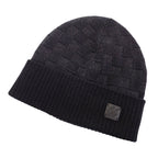Louis Vuitton Beanie Neopte Damier Knit Cap Wool Black Hat — view 4