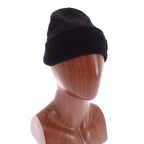Louis Vuitton Beanie Neopte Damier Knit Cap Wool Black Hat — view 3