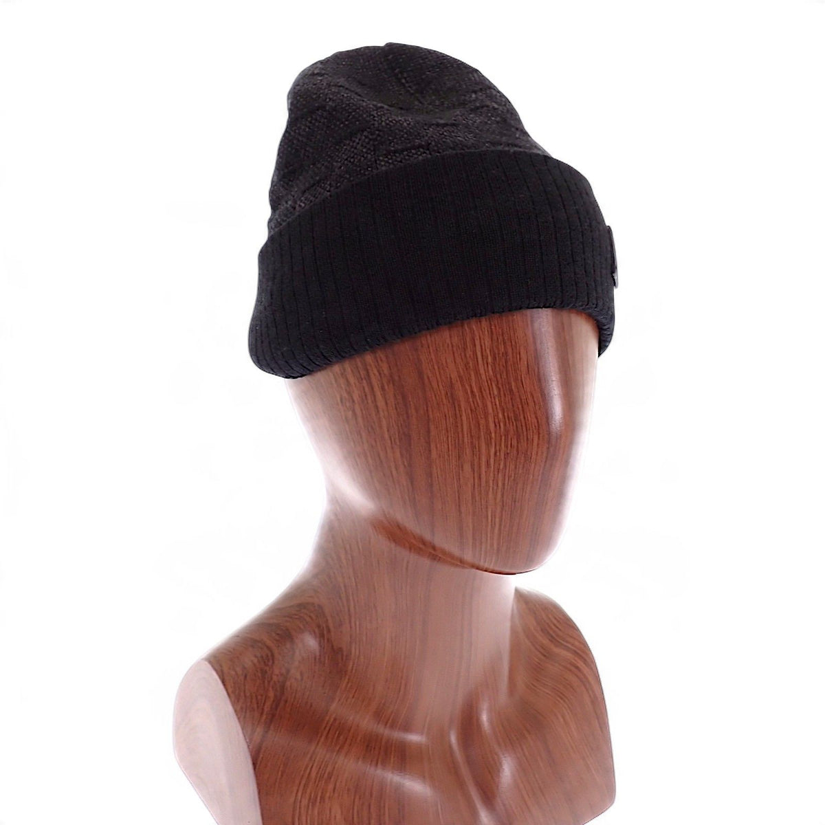Louis Vuitton Beanie Neopte Damier Knit Cap Wool Black Hat — view 3