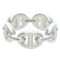 Hermes Chaine D'ancre Enchainee PM Silver Ring